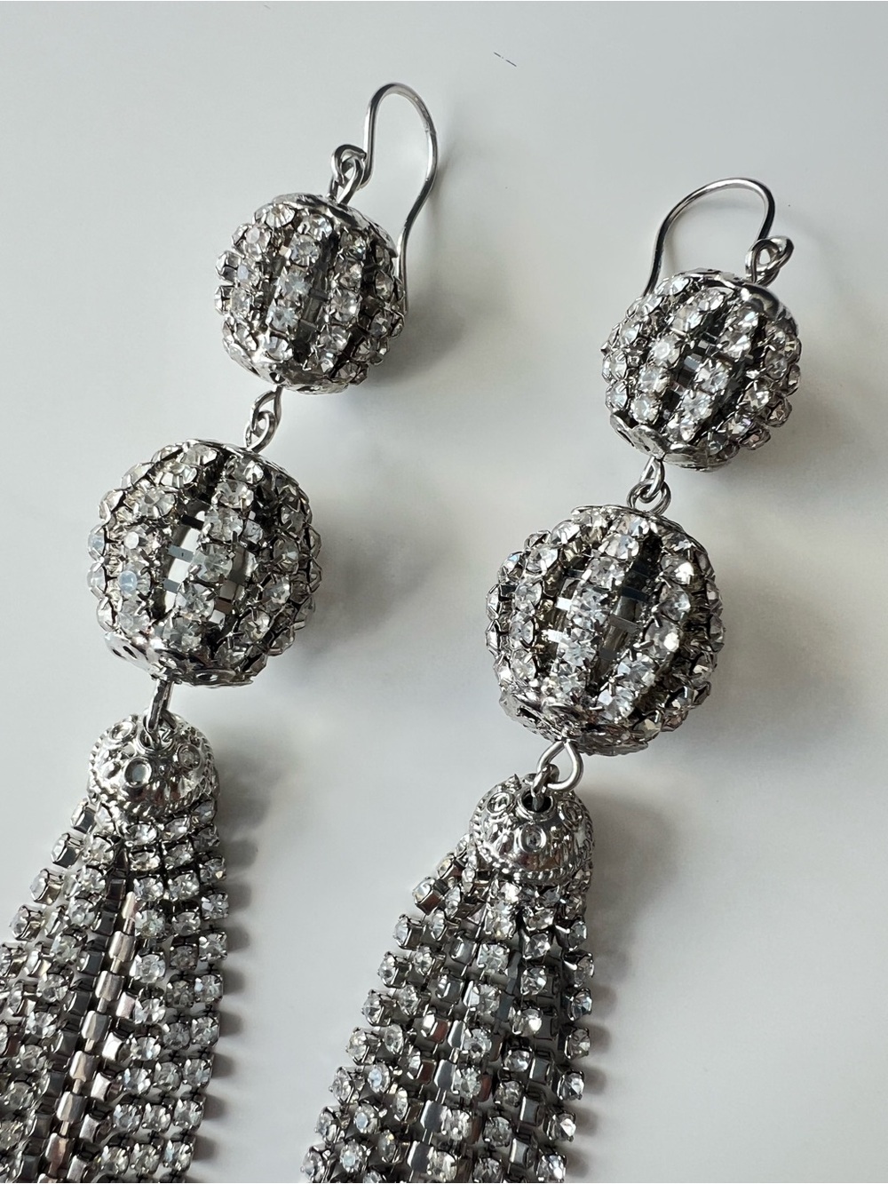 💖 Rhinestone Chandelier Drop Earrings 💖 - Picture 4 of 7